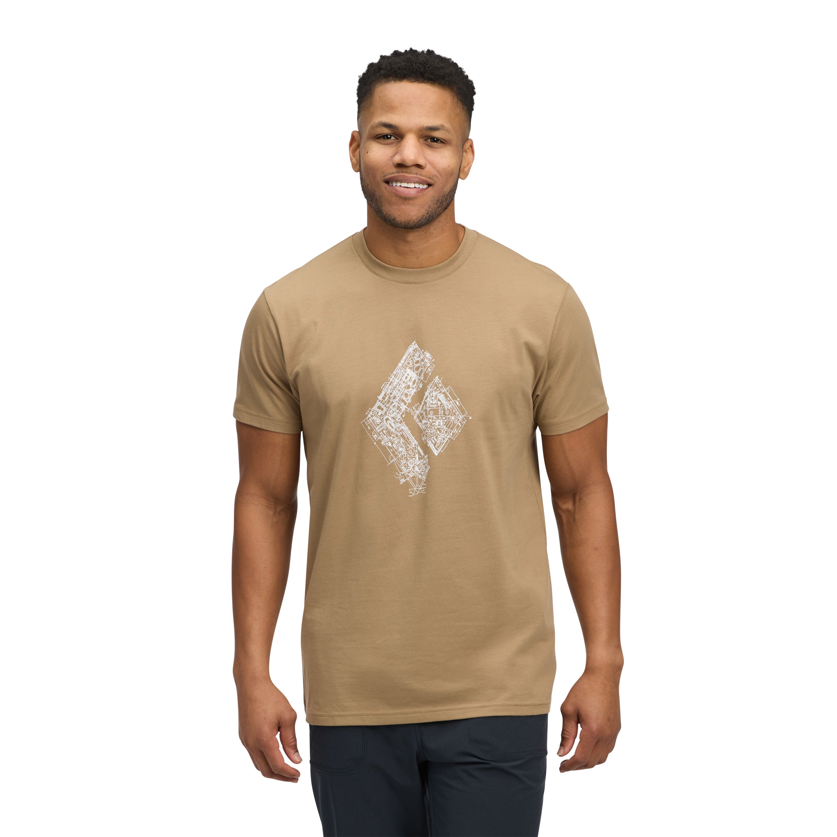 Alternative view of Men'S Engineered Diamond Short Sleeve Tee