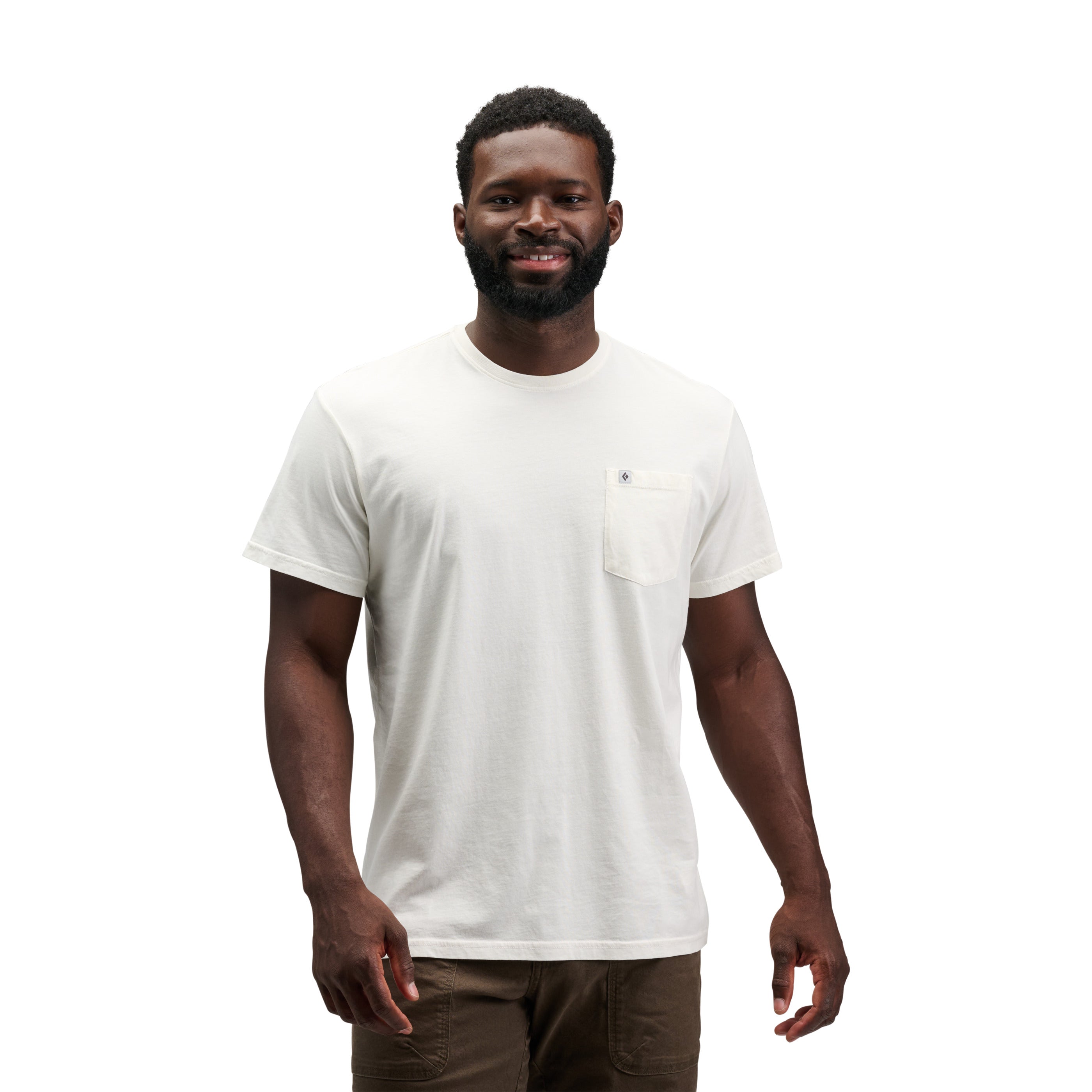 Men'S Diamond Patch Short Sleeve Pocket Tee